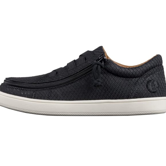 NEW Billy Footwear Women Perf Low Top Zip Up Shoe Black Adaptive Size 8.5 M KF73 - Picture 3 of 6